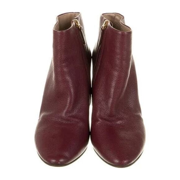 Chloé Leather Heeled Boots - 40 - Picture 3 of 5